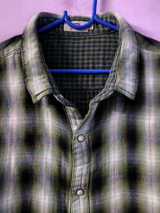 Levi's double side checked shirt