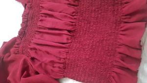 Chic Smocked Square Neck Top