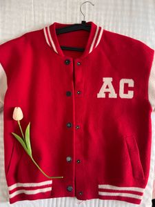 Red Varsity Jacket