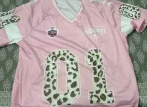 Pink &amp; Leopard Print Jersey Top