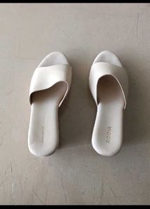 Stylish Beige Slip-On Sandals