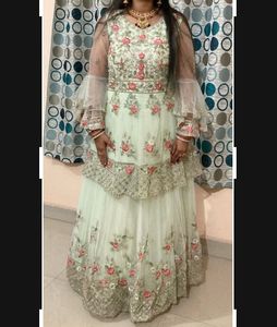 Elegant Embroidered party gown