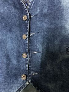 Denim Waist Coat