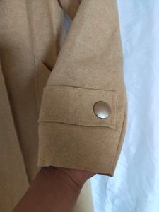 CREAM COAT FOR WOMEN