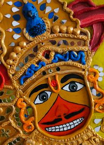 Kashtbhanjan Hanuman Ji ...Lippan Art