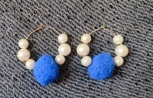 Pom Pom Earrings