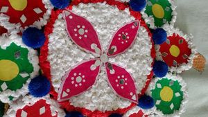 Handmade Rangoli Decoration