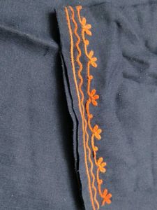 Kashmiri Embroidered Blue Kurta 💙