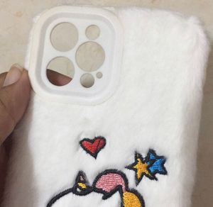 I Phone 12 Pro Max Unicorn Fur Case