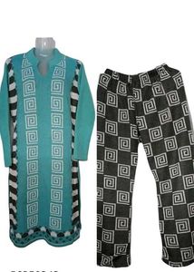 New woolen winter Kurta plazo Set Not use Only ne