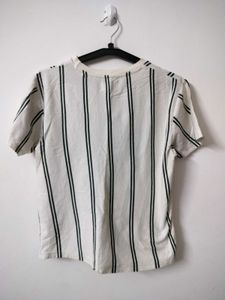 Striped "Chill" T-Shirt