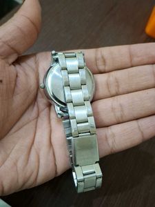 Soons Silver Watch - 'Love' Detail