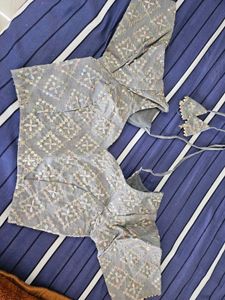 Grey &amp; Pink Lehenga Choli Set