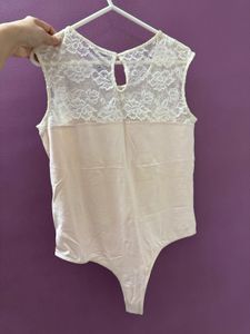 FOREVER NEW Lace Leotard Top - Size M/L