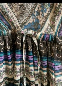 Glitter Printed Dress💖