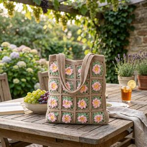 Handmade Crochet Tote Bag