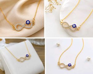 Infinity Evil Eye Necklace