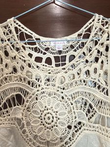 Boho Crochet Lace Sleeveless Top