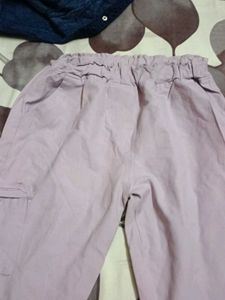 Cute Lilac Cargo Pants