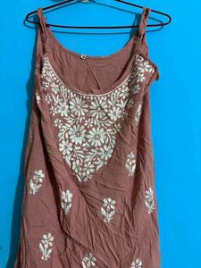 Embroidered Cotton Kurta