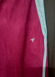 Comfortable Maroon Track Pants
