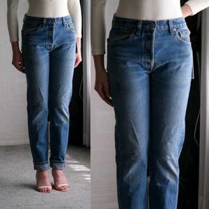 Levis 501vintage Blue Denim Jeans