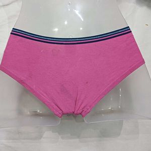 Comfortable 🪔Pink Briefs with Striped Waistband