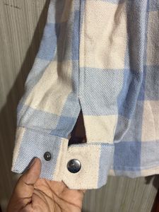 Plaid Flannel Shirt Jacket