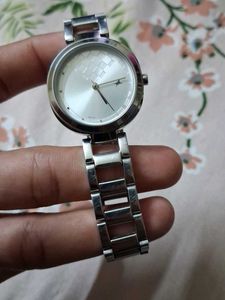 Fastrack Silver Stainless Steel Watch