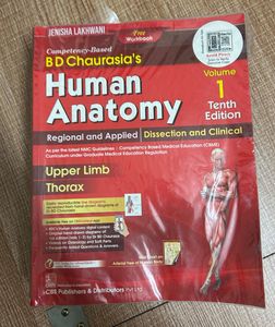 Human Anatomy Textbook - Volume 1 with it’s workbo