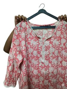 Floral Print Kurta