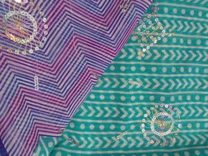 Elegant Patterned Saree