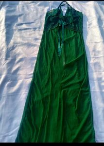 Emerald Green Lace Nightgown