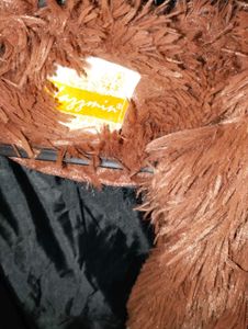 faux fur overcoat