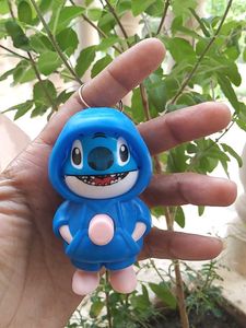 🧿Cute Blue Cartoon Character Keychain