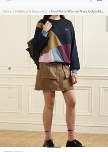Fred Perry Color Block Sweatshirt