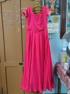 Stunning Pink Embellished Ethnic Gown