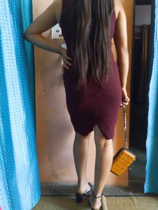 ❤️🌸Burgundy Bodycon Mini Dress❤️🌸
