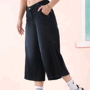 Wide Leg Denim Culottes / Jords