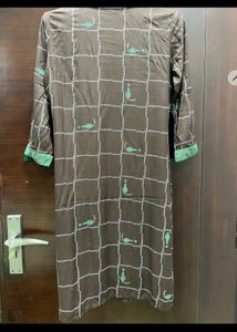 Stylish Checked Kurta