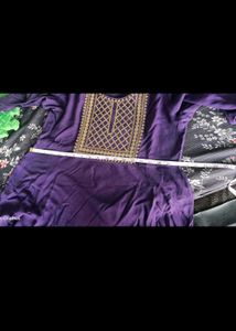Elegant Purple Kurta Set with Dupatta