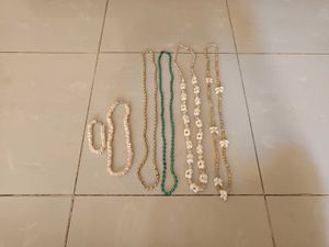 Unused Six Pieces Haar Mala Necklace