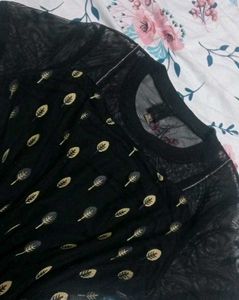 💖💯Korean Black Mini Dress with Stretchable Cotto