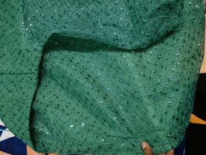 net embroidery sequence kurti