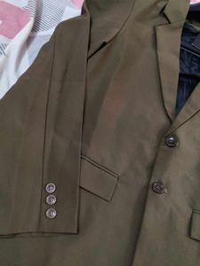 Men's Brown single Blazer