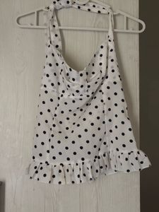 Polka Dot Halter Top