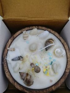 Ocean Breeze Seashell Candle