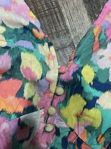 Vibrant Floral Print Top