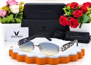 GENTLE MONSTER Pink Rimless Sunglasses