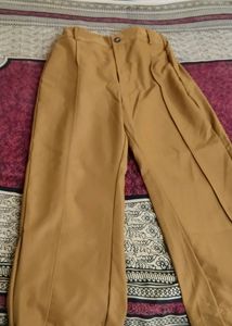 Formal Brown Pant With Strecheble Waist